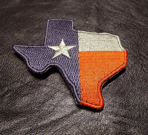 Texas State Flag Patch (Embroidered Hook)