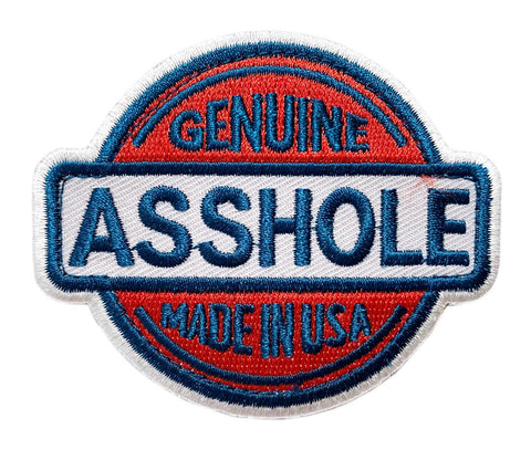 Miltacusa Genuine Asshole Tactical Patch [3.0 X 2.5 - Hook Fastener -AS7]