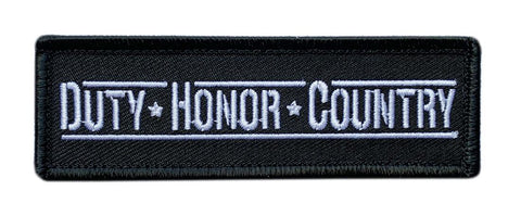 Duty Honor Country Tactical Patch [Hook Fastener -.4.0 X 1.25 - DP5 ]