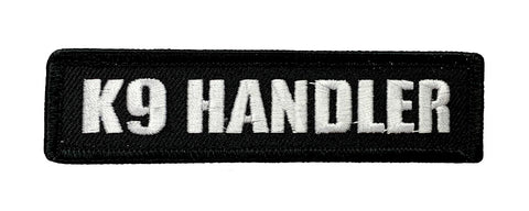 Miltacusa K9 Handler Name Tag Tactical Patch [3.75 X 1.0 inch-Hook Fastener CP9]