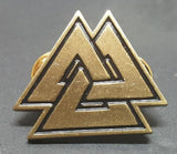 Valknut Symbol Triangles Odin's Viking Label Pin [VP1]