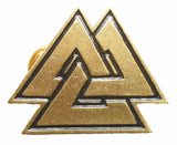 Valknut Symbol Triangles Odin's Viking Label Pin [VP1]