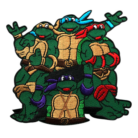TMNT 80's Retro Teenage Mutant Ninja Turtles Patch
