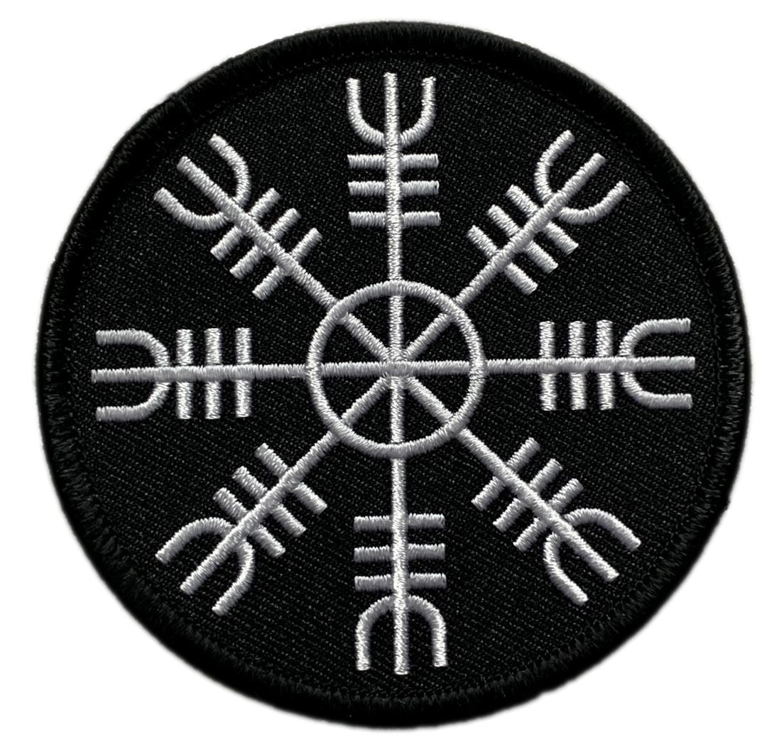 Helm of awe Viking Rune Patch [Iron on Sew on -3.0 X 3.0 inch -VR7 ...