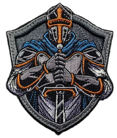 Knights Templar Tactical Patch [Embroidered -"Hook Brand" Fastener - KT4]