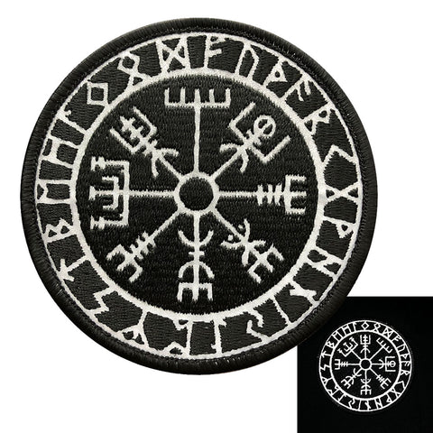 Viking Compass Vegvisir Patch Reflective