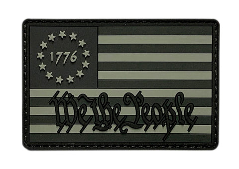 We the People Betsy Ross 1776 Flag Patch (PVC Rubber-BR4)