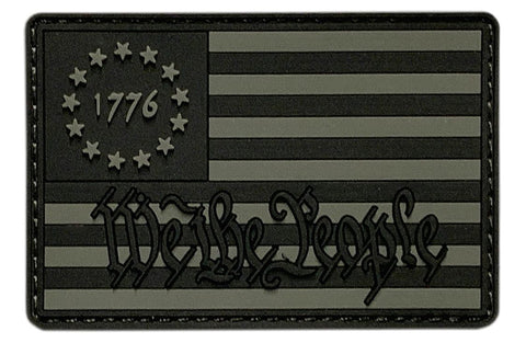 We the People Betsy Ross 1776 Flag Patch (PVC Rubber-BR3)
