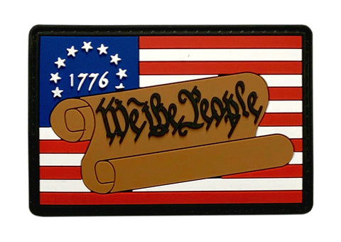 We the People Betsy Ross 1776 Flag Patch (PVC Rubber-MBP11B)