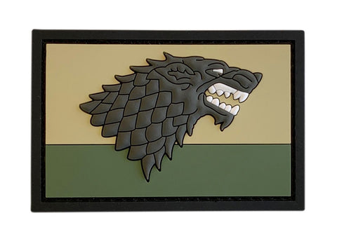 Miltacusa Game of Thrones House Stark Tactical Patch [3D-PVC Rubber-3.0 inch-GT6]